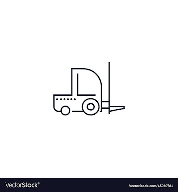 forklift creative icon from delivery icons
