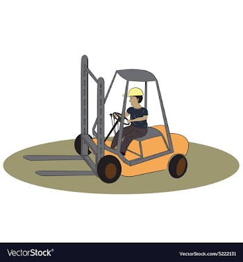Forklit vector image