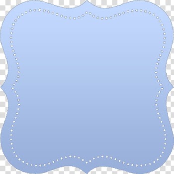 Formas, blue frame transparent background PNG clipart