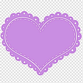 Formas, purple lace heart art transparent background PNG clipart