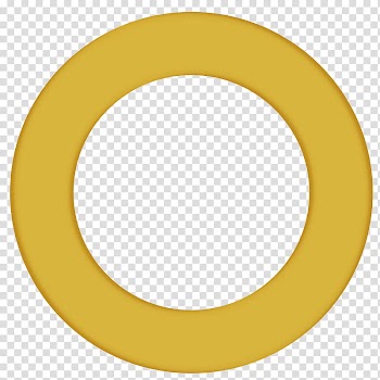 Formas, round yellow frame transparent background PNG clipart
