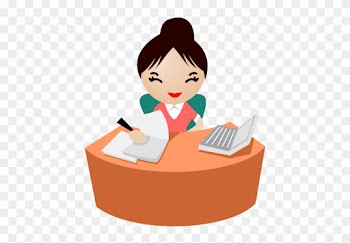 Format - Png - Cartoon Girl In Office
