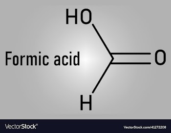 formic acid molecule skeletal formula