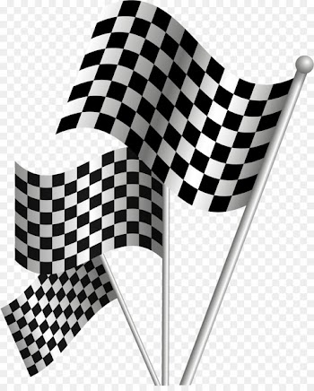 Formula One Racing flags Auto racing Drapeau xe0 damier - Vector black and white flag 