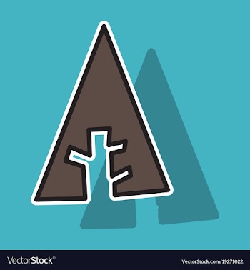 Forrest forrst newtork social tree icon isolated vector image