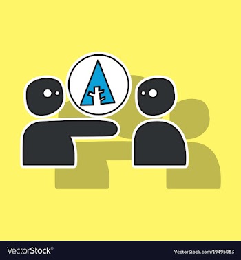 Forrest forrst newtork social tree icon isolated vector image
