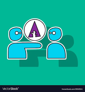 Forrest forrst newtork social tree icon isolated vector image