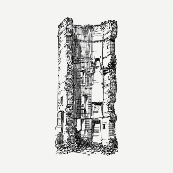 Fort tower clipart illustration psd. | Free PSD - rawpixel