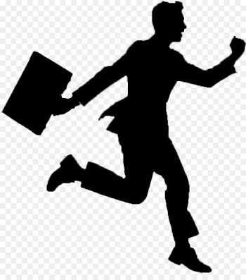 Forthcoming Productions, Black White M, Top Hat Top Hat, Silhouette, Running PNG
