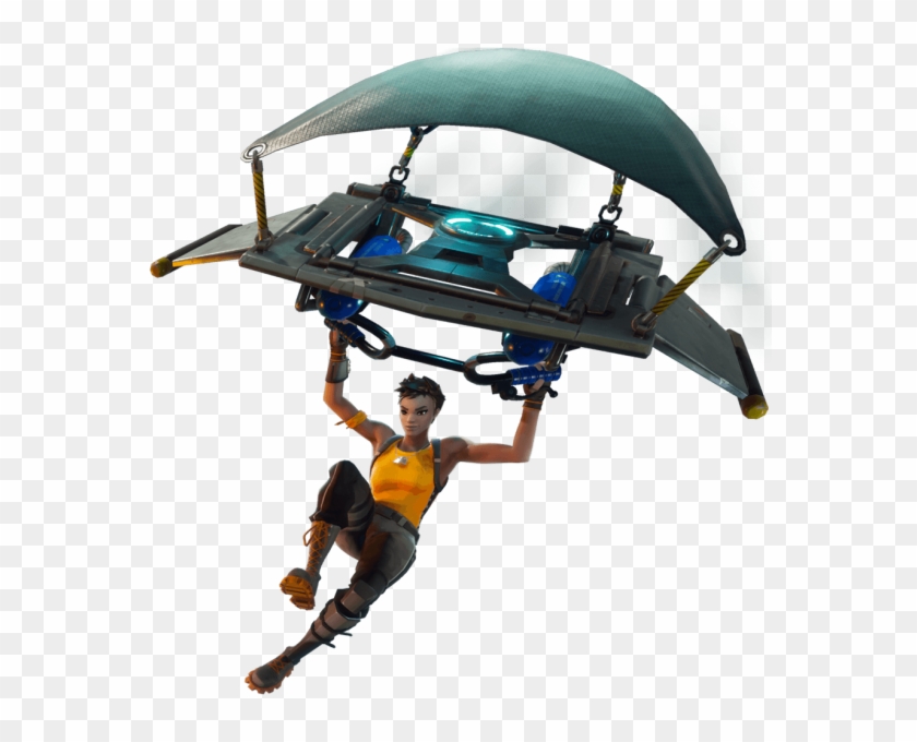Fortnite Battle Royale Render Dance Silhouette Clip - Fortnite Character Flying Png