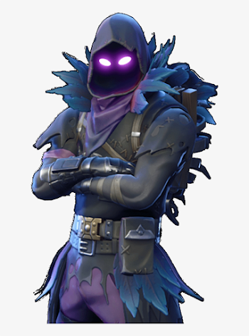 Fortnite Free V - Fortnite Raven Halloween Costume Transparent PNG ...