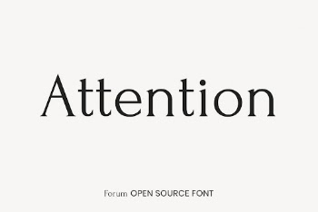 Forum open source font by Denis | Free Font Add-on - rawpixel