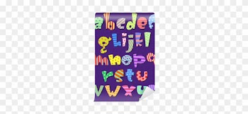 Fotobehang Kleine Letters Comic Alfabet • Pixers® - Alphabet