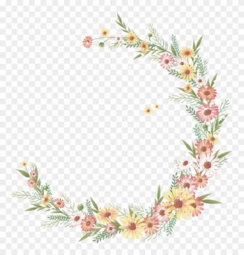 Fotografía De Flores Acuarela, Clip Art - Watercolor Floral Wreath Png