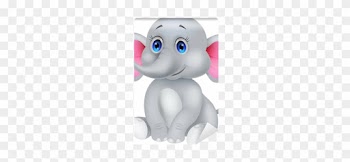 Fotomural Cute Dibujos Animados Bebé Elefante • Pixers® - Baby Elephant Cartoon