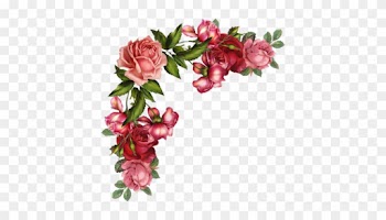 Found These Really Old Vintage Cards With Flower Designs - Vintage Red Rose Border