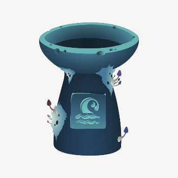 Fountain clipart, Glitch game illustration | Free PSD - rawpixel