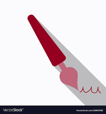 Fountain pen nib icon symbol vector image