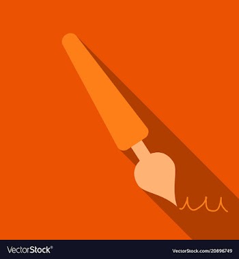 Fountain pen nib icon symbol vector image