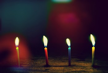 Four Assorted Candles