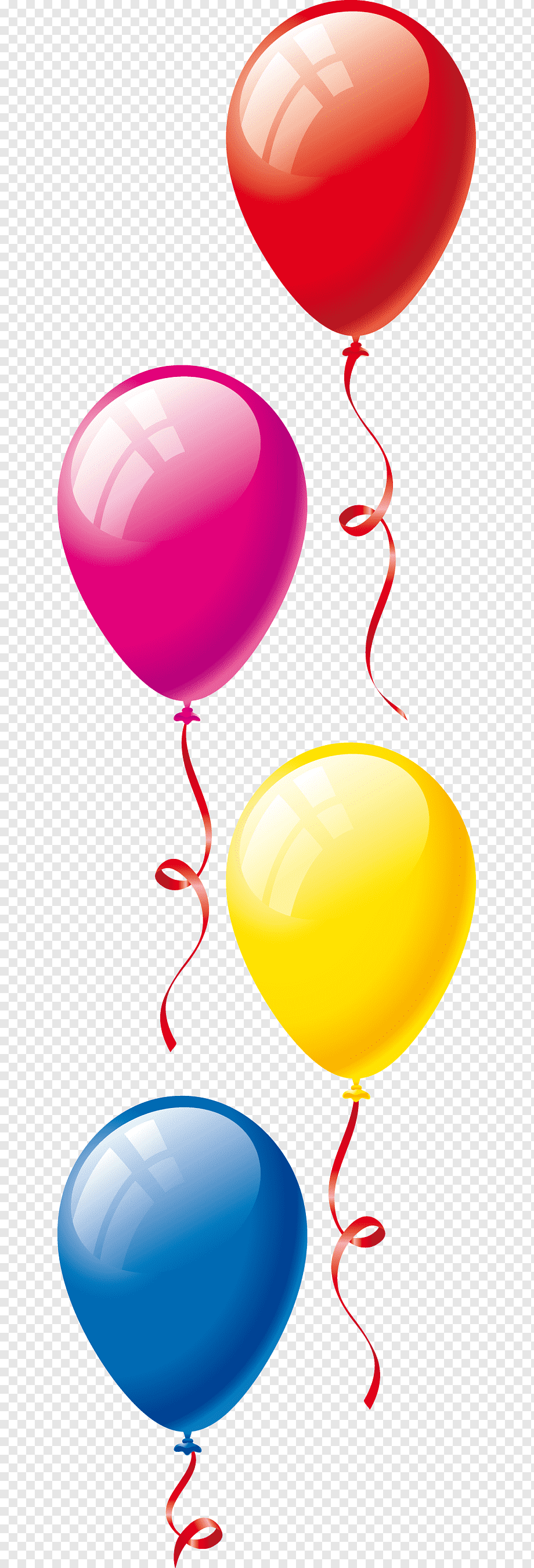 four assorted-color balloons illustration, Toy balloon Birthday Party, ballons, child, happy Birthday To You, balloon png