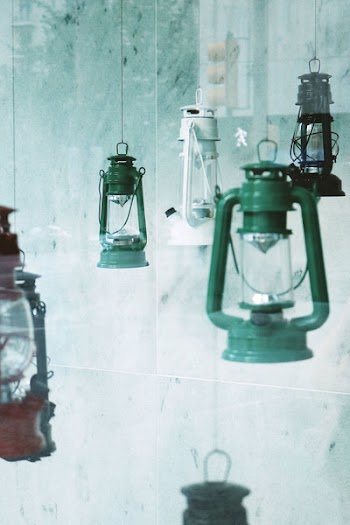 Four Assorted-color Kerosene Lanterns