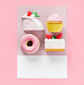 Four Assorted-food Decors