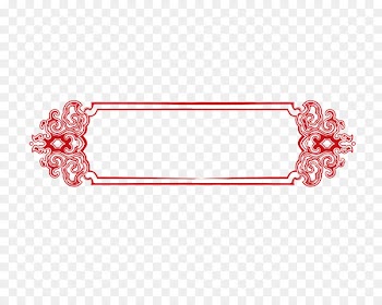 Four Corners Border Clip art - Chinese Border 