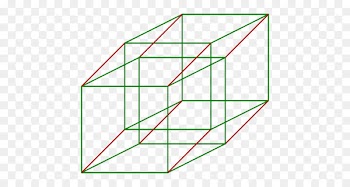 Four-dimensional space Three-dimensional space Clip art Cube - image en trois dimensions 