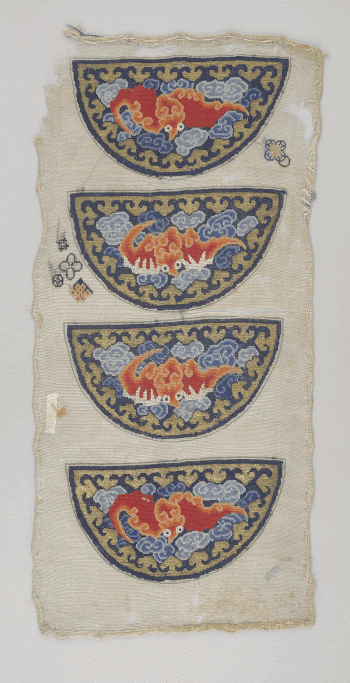 Four embroidered pieces intended for pouches | Free Photo - rawpixel