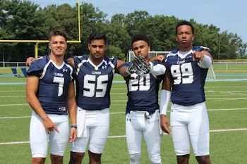 Four Football Players