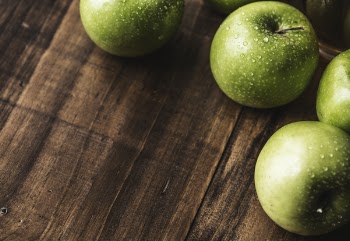 Four Granny Smith Apples