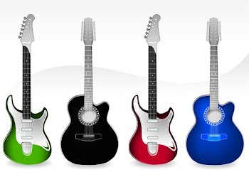 Four guitars
