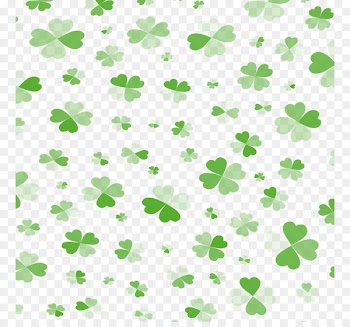 Four-leaf clover - Clover background 