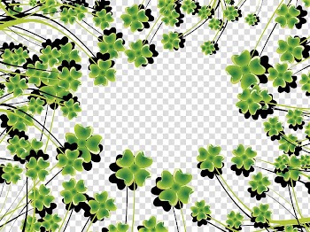 Four-leaf clover Euclidean , Spring leaf clover Clover transparent background PNG clipart