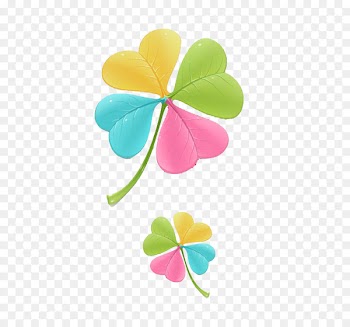 Four-leaf clover Green - Colorful Clover 