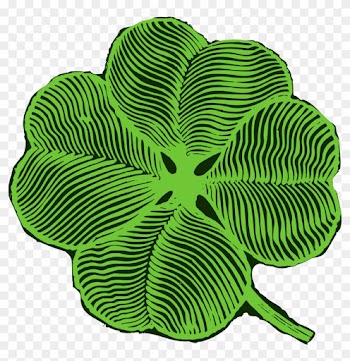 Four Leaf Clover - Line Of 4 Leaf Clover