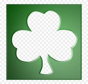 Four Leaf Clover Outline 28, - Hojas Con Marcos De Trebol