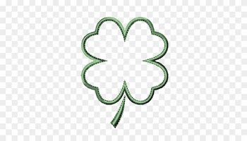 Four Leaf Clover Psd - Four Leaf Clover Outline