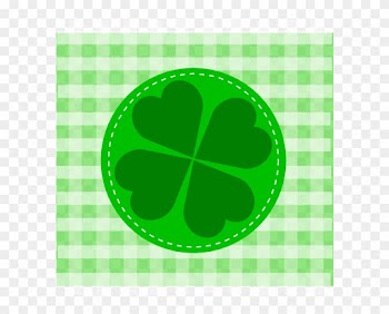 Four Leaf Clover, Shamrock, Gingham, Clipart, Clip - Trevo Da Sorte Png