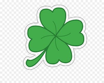 Four-leaf clover Sticker Image Decal - clover 