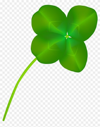 Four-leaf Clover Symbol White Clover Clip Art - Four-leaf Clover Symbol White Clover Clip Art