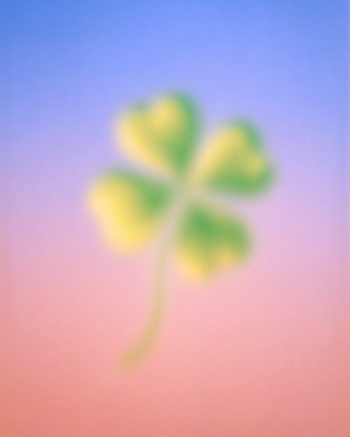 Four-Leaf Clover Symbolizing Luck