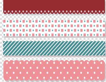 Four multicolored graphic illustration, Web banner Color, Exquisite colorful banners transparent background PNG clipart