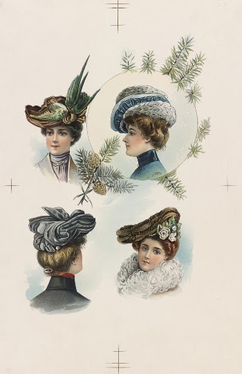Four portraits of women in hats | Free Photo - rawpixel