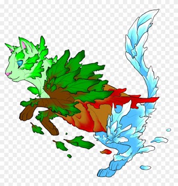 Four-season Leaf Kitty By Dragongirl508 - Four-season Leaf Kitty By Dragongirl508