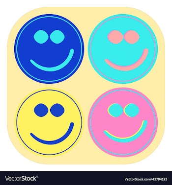 four smiles sticker - goodvibesstickers 2 aug 2022