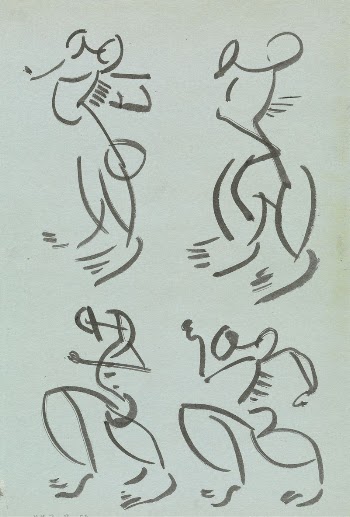 Four Studies of Dancing Figures | Free Photo - rawpixel