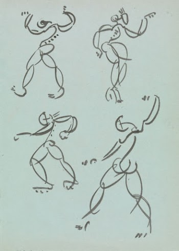 Four Studies of Dancing Figures | Free Photo - rawpixel