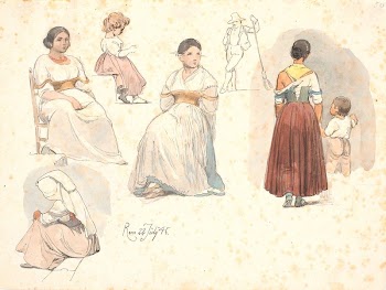 Four studies of Italian women, | Free Photo - rawpixel